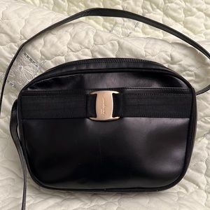 Salvatore Ferragamo Authentic Leather Crossbody Bag